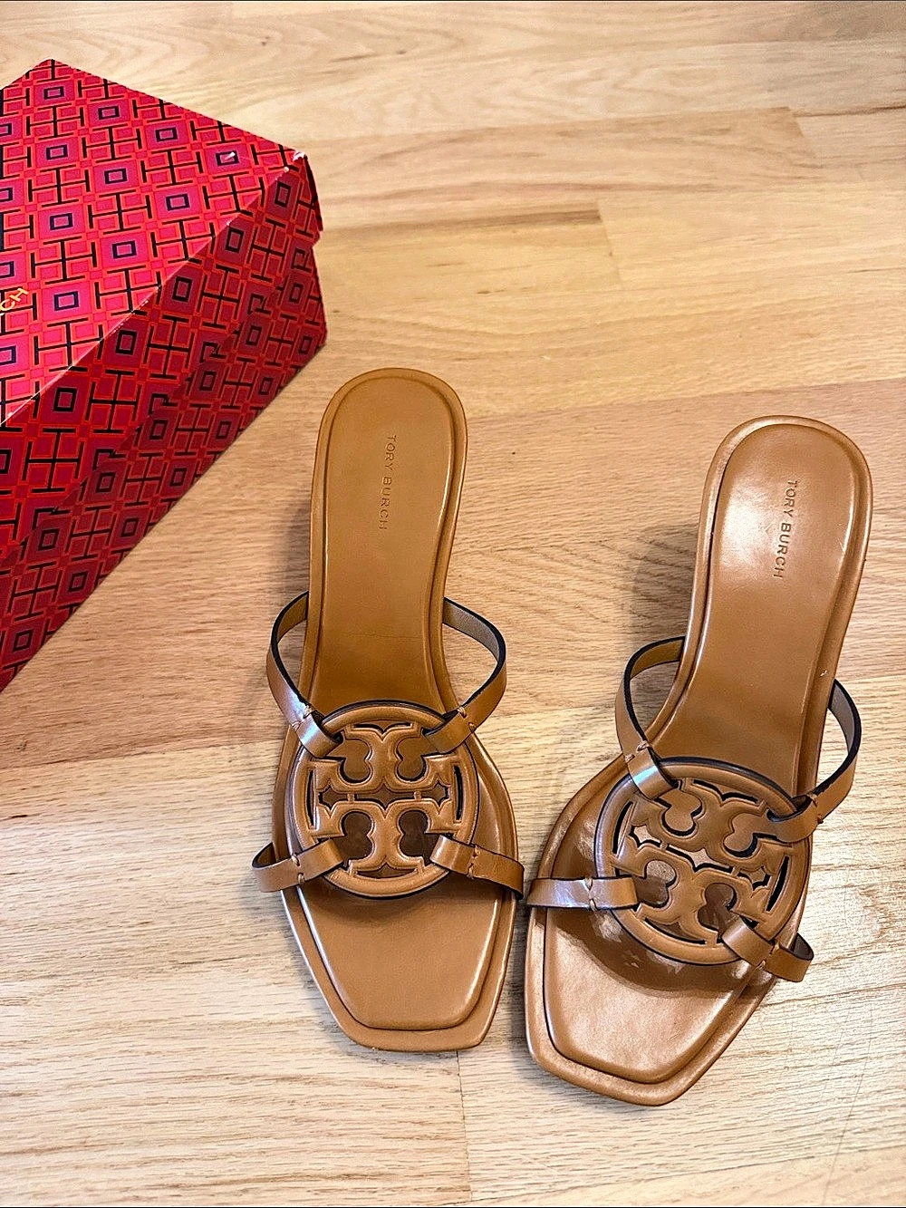 Tory Burch Miller Sandals in Brown US 10